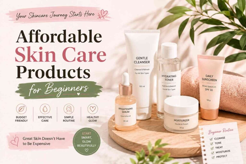 Affordable Skin Care Products for Beginners